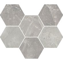 Шарм Эво Империале Гексагон 250x290 патинированная мозаика